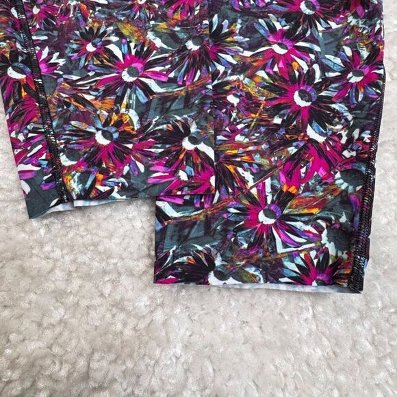 Lululemon Base Pace High Rise Floral Tight Legging Pink Purple - Picture 7 of 11